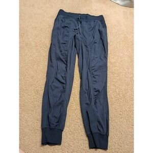 Lululemon Dance Studio Mid Rise Women 8 Navy Jogger Pant 29" Athleisure Yoga